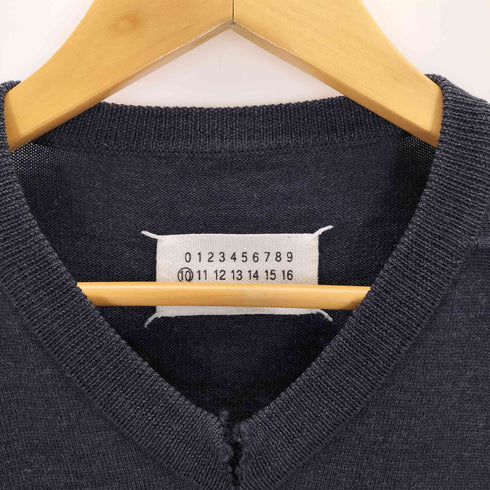 メゾンマルジェラ Maison Margiela 10 ここのえタグ Vネックニット メンズ JPN:M