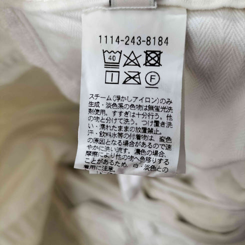 ユナイテッドアローズ UNITED ARROWS オーガニックコットン コーデュロイ スリム パンツ メンズ L