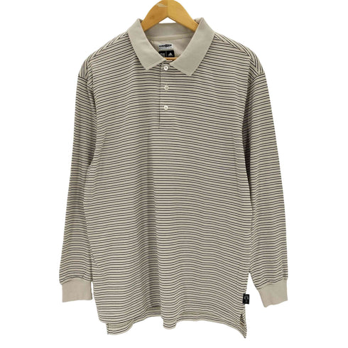 アディダスゴルフ adidasgolf ボーダーポロシャツ メンズ import:L