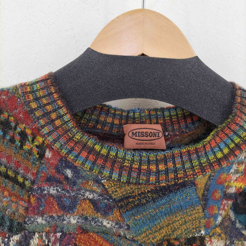 ミッソーニ MISSONI クレイジーパターン ニット メンズ