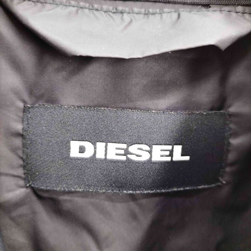 ディーゼル DIESEL キルティング ナイロン 異素材切替 中綿 コーチジャケット メンズ import:M