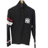 トミーヒルフィガー TOMMY HILFIGER 袖ロゴ トリコカラー ハイネック ハーフボタン長袖セーター レディース M