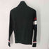 トミーヒルフィガー TOMMY HILFIGER 袖ロゴ トリコカラー ハイネック ハーフボタン長袖セーター レディース M