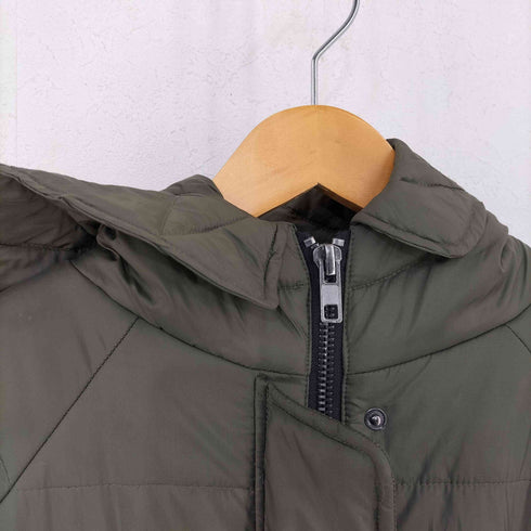 フォーエバー21 FOREVER 21 パデッド フーデッドコート レディース import:L