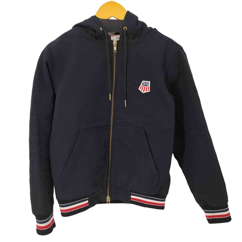 トミー TOMMY トリコカラー 裏地チェックダックジャケット メンズ S