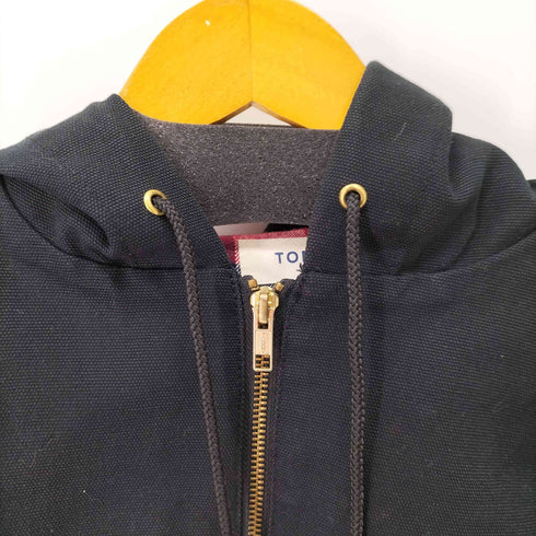トミー TOMMY トリコカラー 裏地チェックダックジャケット メンズ S