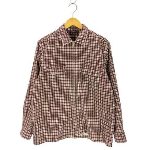 バンズ VANS 細畝コーデュロイチェック柄ジップアップジャケット メンズ JPN:L