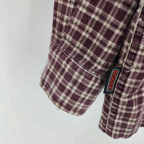 バンズ VANS 細畝コーデュロイチェック柄ジップアップジャケット メンズ JPN:L