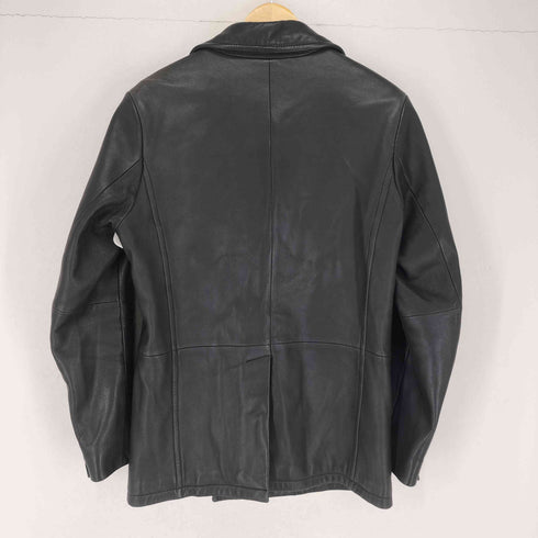 バナナリパブリック BANANA REPUBLIC LAMB ダブルブレスト ラムレザージャケット メンズ M