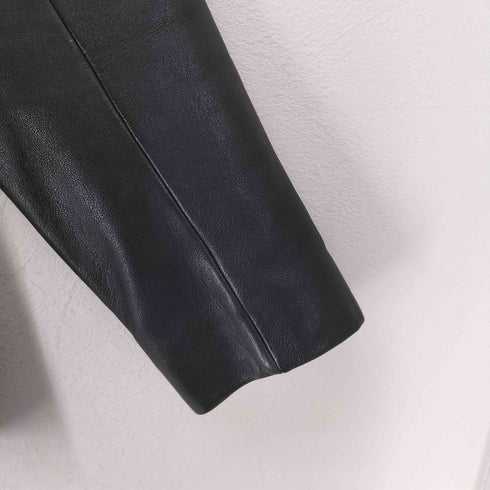 バナナリパブリック BANANA REPUBLIC LAMB ダブルブレスト ラムレザージャケット メンズ M