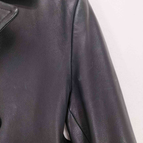 バナナリパブリック BANANA REPUBLIC LAMB ダブルブレスト ラムレザージャケット メンズ M