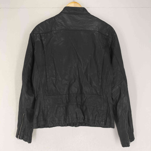 バナナリパブリック BANANA REPUBLIC リアルレザー シングルライダースジャケット メンズ JPN:S