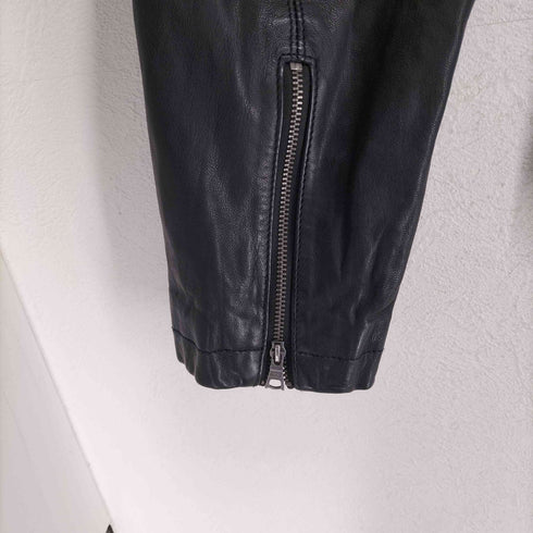 バナナリパブリック BANANA REPUBLIC リアルレザー シングルライダースジャケット メンズ JPN:S