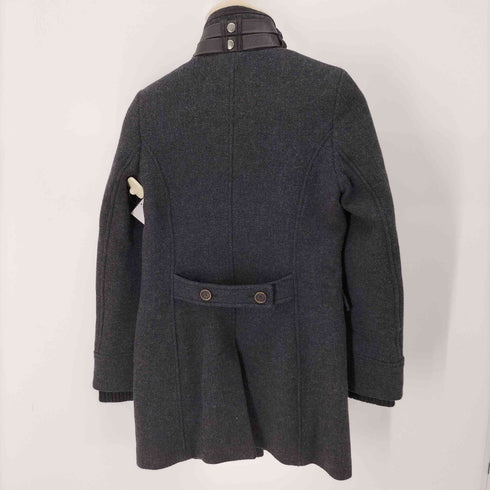 トミーヒルフィガー TOMMY HILFIGER モックネック ムートンコート レディース XS