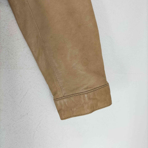 バナナリパブリック BANANA REPUBLIC LAMB シングル ラムレザージャケット レディース XS