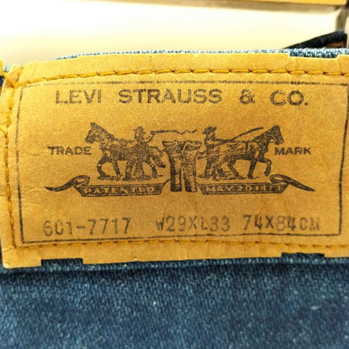 リーバイス Levis 黒タブ 601-7717 ジップフライデニムパンツ メンズ 29