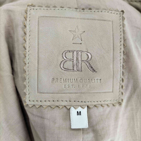 バナナリパブリック BANANA REPUBLIC LAMB 2B シングル ラムレザージャケット レディース M