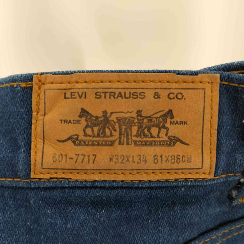 リーバイス Levis 黒タブ 601-7717 ジップフライデニムパンツ メンズ 32×34