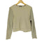 ザラ ZARA ニット切替クルーネックスウェット レディース import:S