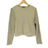 ザラ ZARA ニット切替クルーネックスウェット レディース import:S