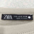 ザラ ZARA ニット切替クルーネックスウェット レディース import:S