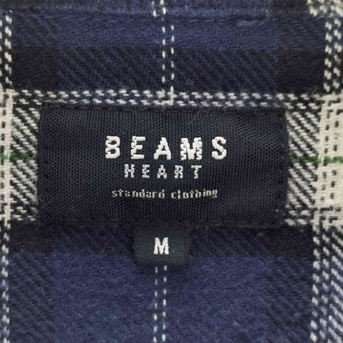 ビームスハート BEAMS HEART チェック柄フランネルシャツ メンズ JPN:M