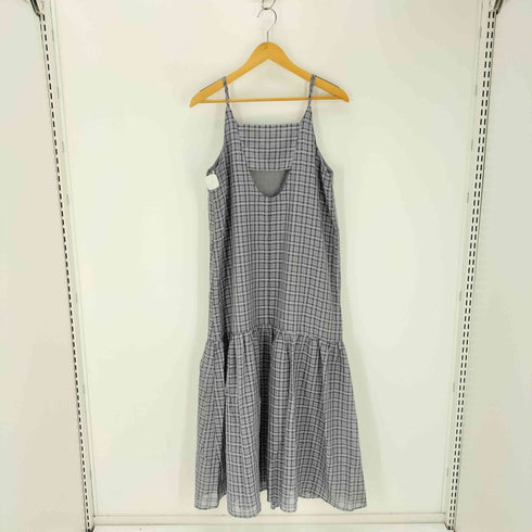 ビームスハート BEAMS HEART チェック柄キャミソールワンピース レディース ONE SIZE