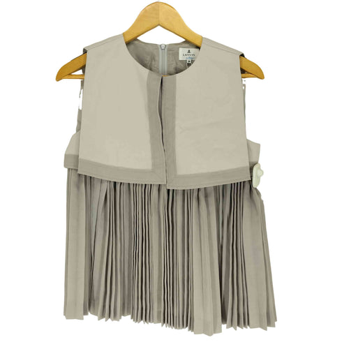 ランバンオンブルー LANVIN en Bleu プリーツチュニックトップス レディース JPN:38