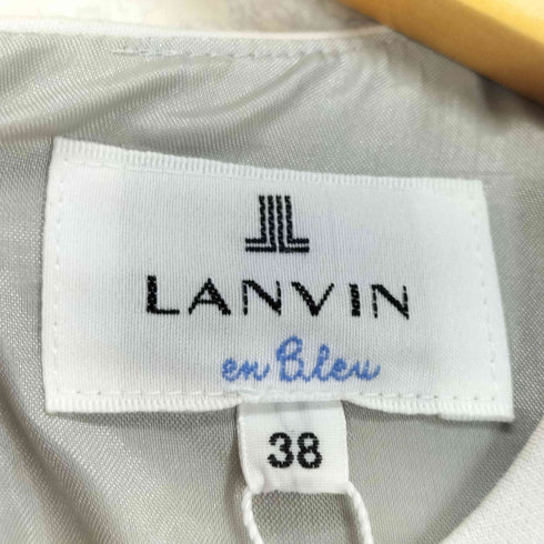ランバンオンブルー LANVIN en Bleu プリーツチュニックトップス レディース JPN:38