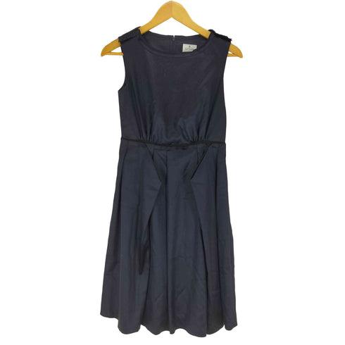 ランバンオンブルー LANVIN en Bleu ノースリーブフレアワンピース レディース JPN:36