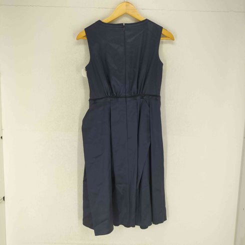 ランバンオンブルー LANVIN en Bleu ノースリーブフレアワンピース レディース JPN:36