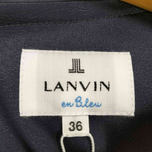 ランバンオンブルー LANVIN en Bleu ノースリーブフレアワンピース レディース JPN:36