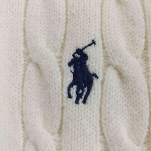 ポロラルフローレン POLO RALPH LAUREN カシミヤ混ハーフジップケーブルニット メンズ JPN:M
