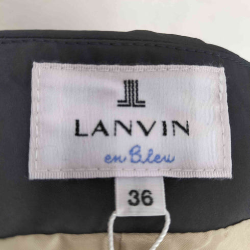 ランバンオンブルー LANVIN en Bleu ドットフロッキータイトスカート レディース JPN:36