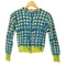 ツモリチサト TSUMORI CHISATO チェック柄ノーカラーカーディガン レディース JPN:2
