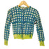 ツモリチサト TSUMORI CHISATO チェック柄ノーカラーカーディガン レディース JPN:2