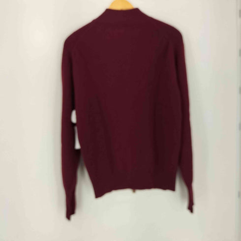 WILLIAM LOCKIE スコットランド製 LAMBSWOOL ダブルジップアップニット ririジップ メンズ 40