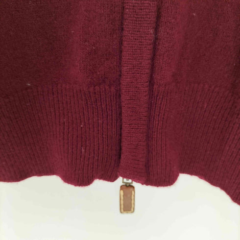 WILLIAM LOCKIE スコットランド製 LAMBSWOOL ダブルジップアップニット ririジップ メンズ 40