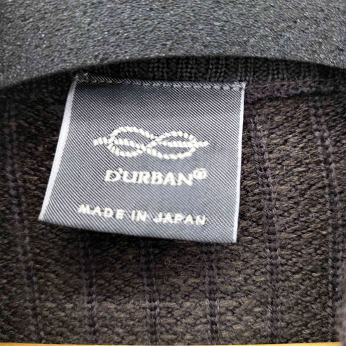 ダーバン DURBAN 日本製 ウール100% ドライバーズニット メンズ JPN:L