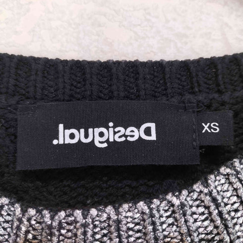 デシグアル Desigual メタリック ニットセーター レディース JPN:XS