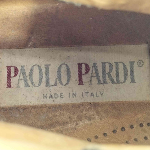 PAOLO PARDI イタリア製 レザー チャッカブーツ メンズ