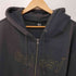 ステューシー Stussy 00S オールドステューシー黒タグ ロゴ刺繍 フルジップパーカー メンズ import:XL