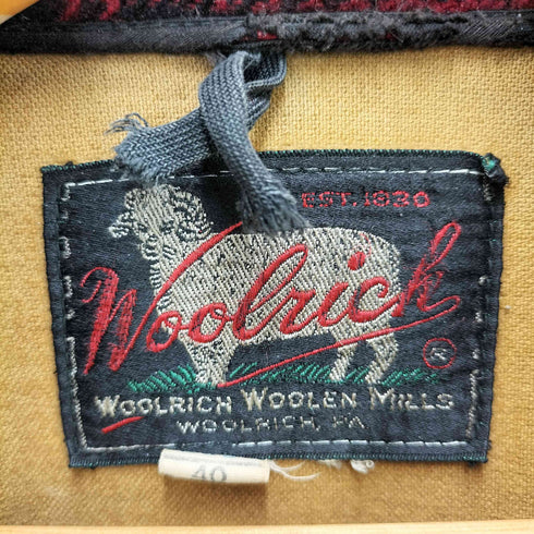 ウールリッチ WOOLRICH 50-60s マッキーノハンティングジャケット メンズ 40
