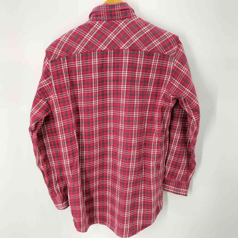 ビッグジョン BIG JOHN 80-90S L/S チェックネルシャツ ヘビネル メンズ import:M