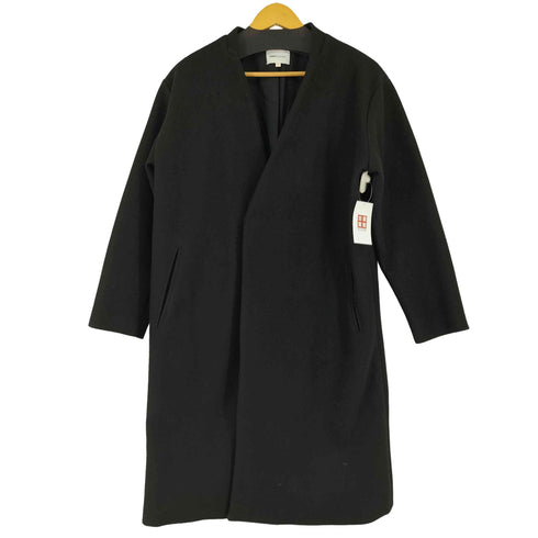 エマクローズ EMMA CLOTHES オーバーサイズビーバーメルトンVネックロングコート メンズ FREE