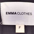 エマクローズ EMMA CLOTHES オーバーサイズビーバーメルトンVネックロングコート メンズ FREE