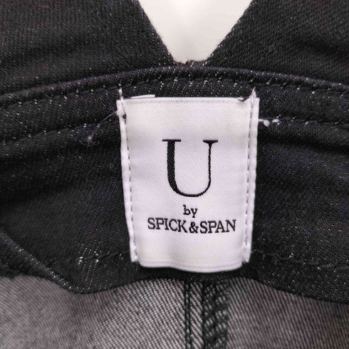 ユーバイスピックアンドスパン U by SPICK&SPAN タイトデニムオーバーオール レディース 36