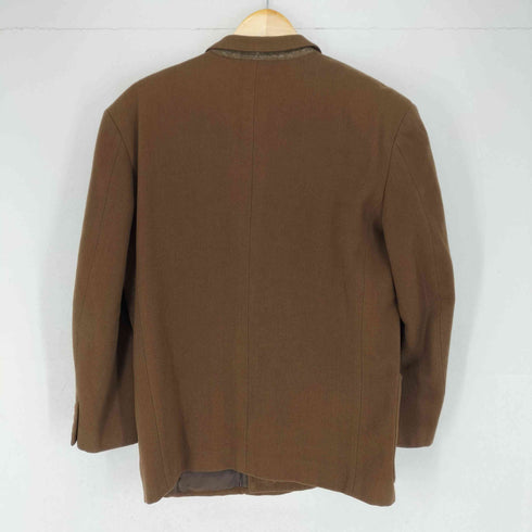 イッセイミヤケメン ISSEY MIYAKE MEN 80S 筆タグ ヘリンボーンウールダブルブレストテーラードジャケット メンズ S