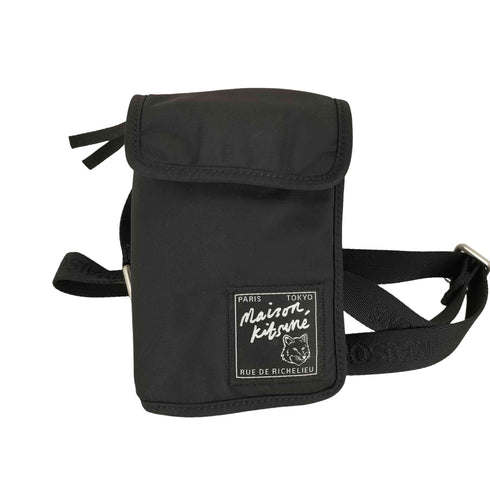 メゾンキツネ MAISON KITSUNE NYLON NECK POUCH レディース