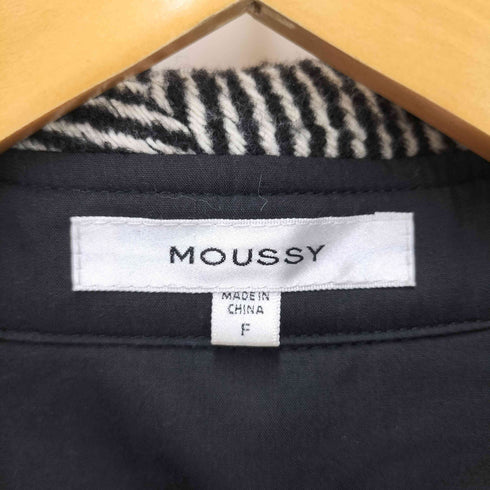 マウジー moussy OVERSIZED FRINGE SHIRT レディース F